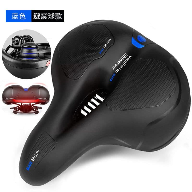 image-TOSUOD Bike Saddle Cushion Widened Thickened Shock Absorption