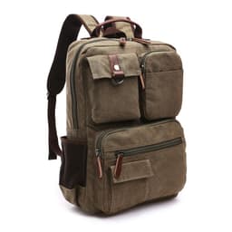 image-Mugu Canvas Backpack Men's College Travel Bag 20-35L