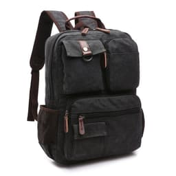 image-Mugu Canvas Backpack Men's College Travel Bag 20-35L