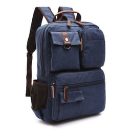 image-Mugu Canvas Backpack Men's College Travel Bag 20-35L