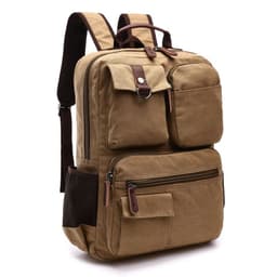 image-Mugu Canvas Backpack Men's College Travel Bag 20-35L