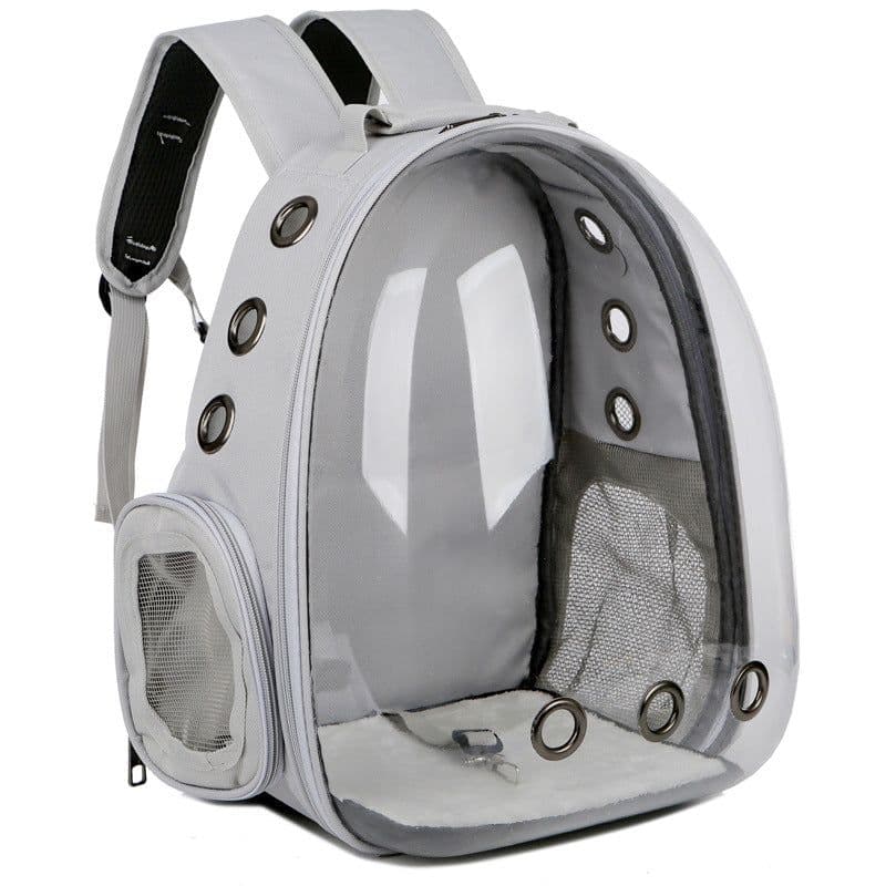 image-Pet Space Capsule Cat Backpack - Transparent Shell Carrier