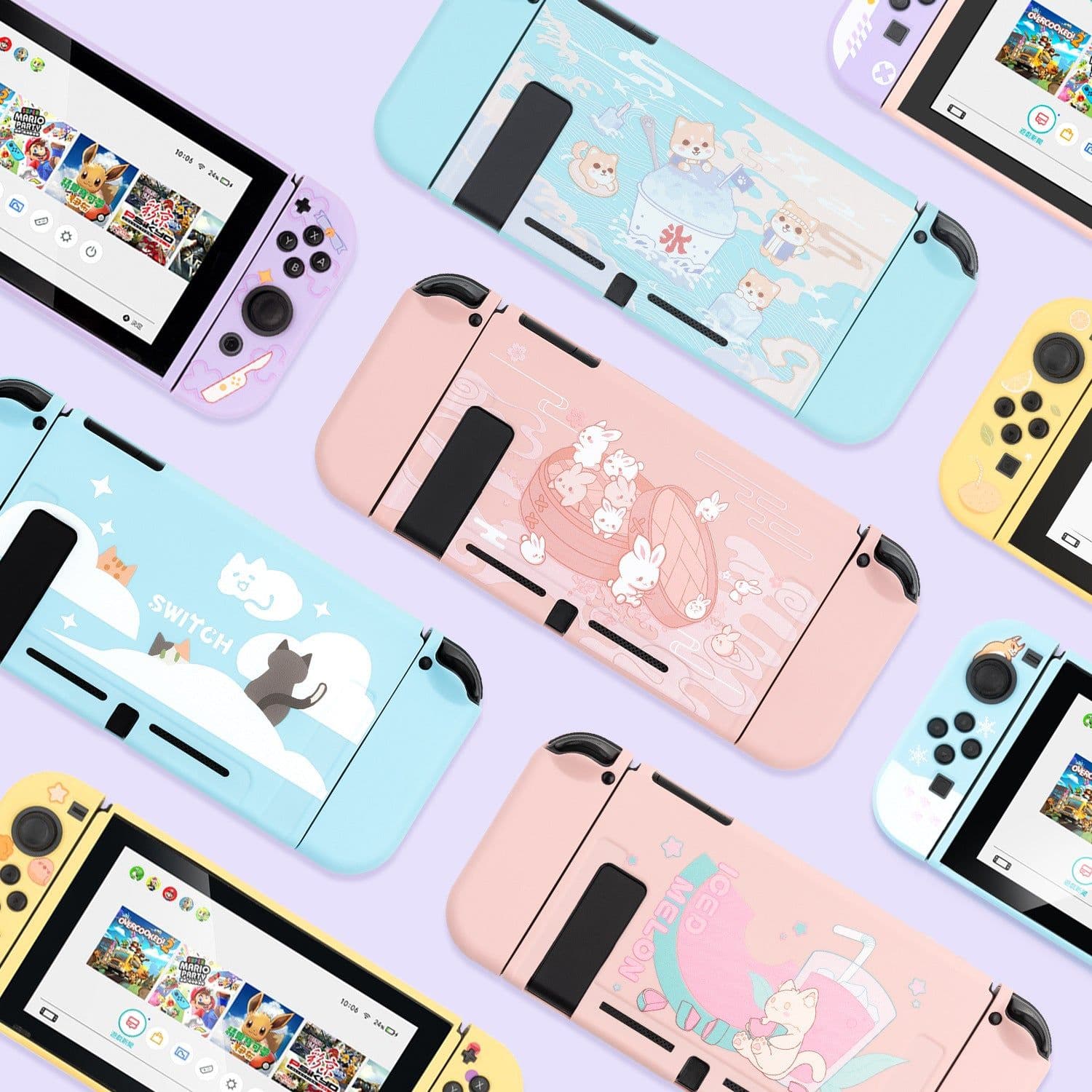 image-Geekshare Nintendo Switch TPU Protective Case Split All-Inclusive