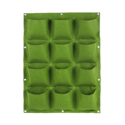 image-Wall-Mounted Vertical Planting Bag Green Non-Woven Fabric