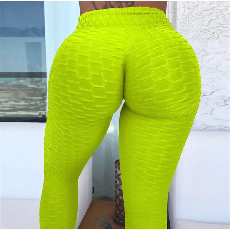 image-Women's Jacquard Yoga Leggings Hip Lift Fitness Pants