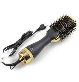 image-3-in-1 Hot Air Brush Anion Hair Straightener and Curler Comb