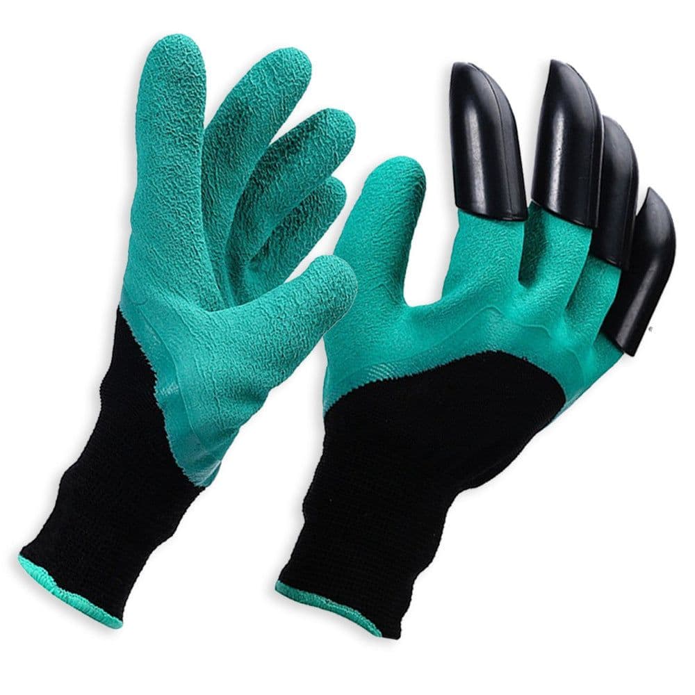 image-RX Garden Digging Gloves with Claws Green Protective Gloves