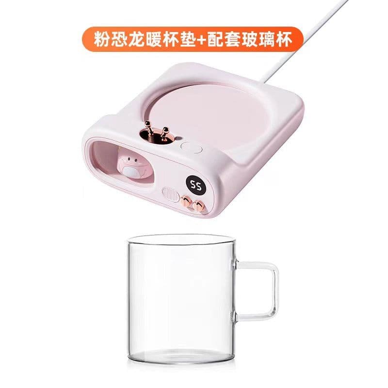 image-USB Warm Coaster Smart Temperature Control Desktop Cup Warmer