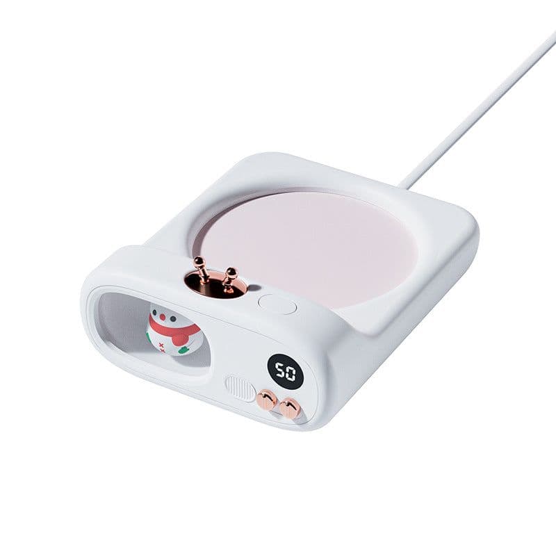 image-USB Warm Coaster Smart Temperature Control Desktop Cup Warmer