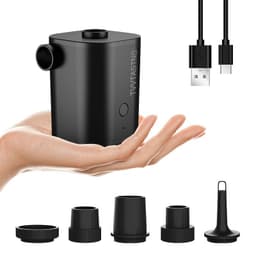 image-Mini Portable USB Electric Air Pump 70L/min Outdoor Inflator