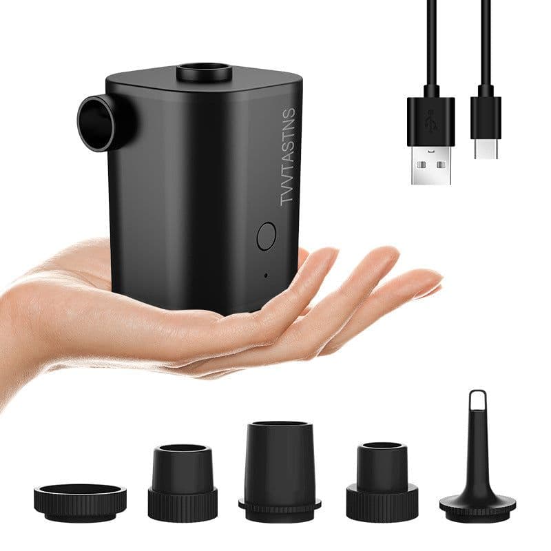 image-Mini Portable USB Electric Air Pump 70L/min Outdoor Inflator