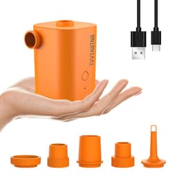 image-Mini Portable USB Electric Air Pump 70L/min Outdoor Inflator