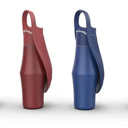 image-770ml Stainless Steel Portable Pet Water Bottle Leak-Proof Dog Cup