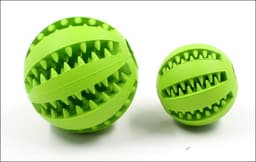 image-Watermelon Dog Chew Toy Rubber Teeth Cleaning Ball