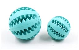 image-Watermelon Dog Chew Toy Rubber Teeth Cleaning Ball