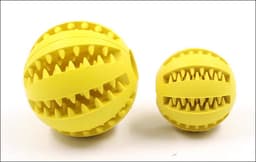 image-Watermelon Dog Chew Toy Rubber Teeth Cleaning Ball