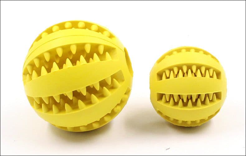 image-Watermelon Dog Chew Toy Rubber Teeth Cleaning Ball