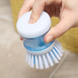 image-Pressure-Type Liquid Dispensing Dish Brush Kitchen Cleaning Tool