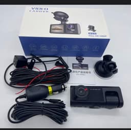image-3-Channel Dash Cam 1080P HD DVR with Night Vision and Parking Monitor