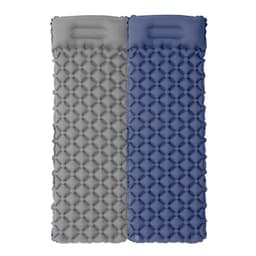 image-Outdoor Inflatable Camping Sleeping Pad with TPU Diamond Pattern