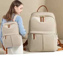image-CHALLEN Oxford Cloth Backpack 14-inch Laptop Travel Bag Black