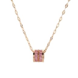 image-Crystal Bead Pendant Necklace Clavicle Chain Gift for Women
