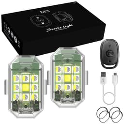 image-M3 LED Strobe Warning Light for Car Motorcycle Bicycle Drone