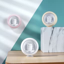 image-Creative Cat Night Light USB Motion Sensor Wall Mounted Cabinet Light
