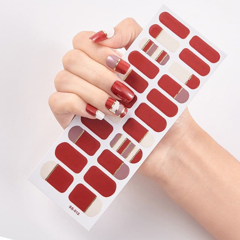 image-Nail Stickers Full Cover Design Wholesale Pack