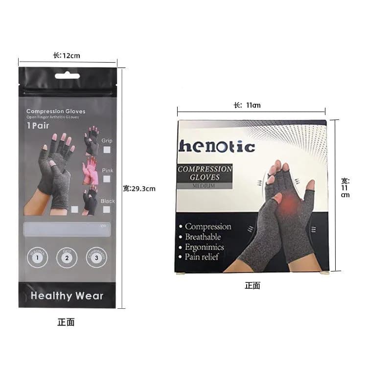 image-Outdoor Cycling Half-Finger Fitness Gloves Non-Slip Silicone Gray