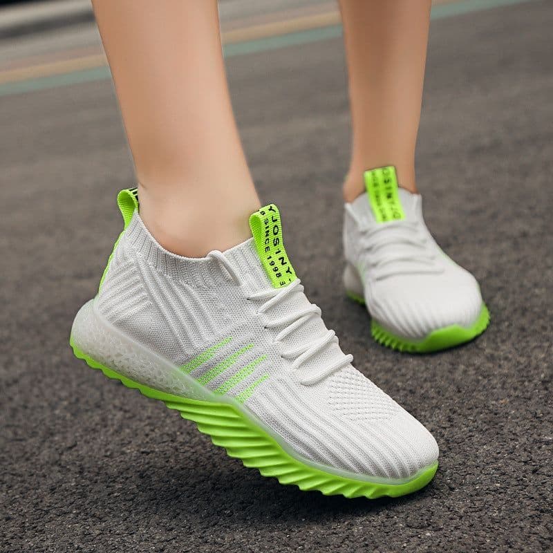 image-Mintzius Women's Mesh Casual Sneakers Round Toe Flat Heel Shoes