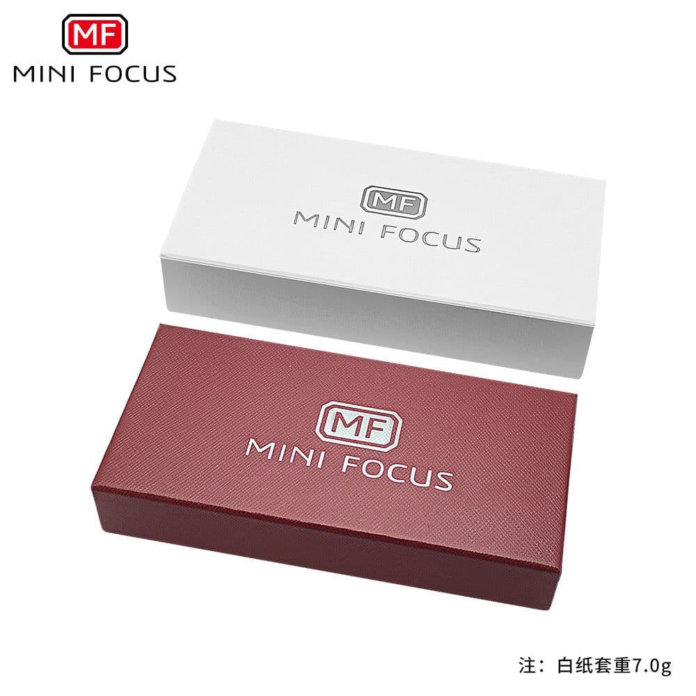 image-MINI FOCUS Watch Packaging Box - Rectangular Black with Handbag
