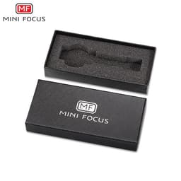 image-MINI FOCUS Watch Packaging Box - Rectangular Black with Handbag