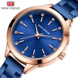 image-MINI FOCUS MF0367L Women's Waterproof Stainless Steel Watch