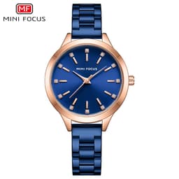 image-MINI FOCUS MF0367L Women's Waterproof Stainless Steel Watch