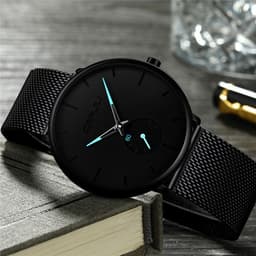 image-CRRJU 2150 Men's Quartz Watch Casual Alloy Case Waterproof