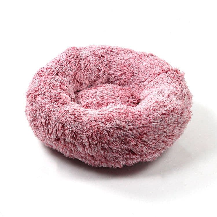 image-Leiber Pet Bed Round Plush Mat for Small Medium Dogs Cats 90cm