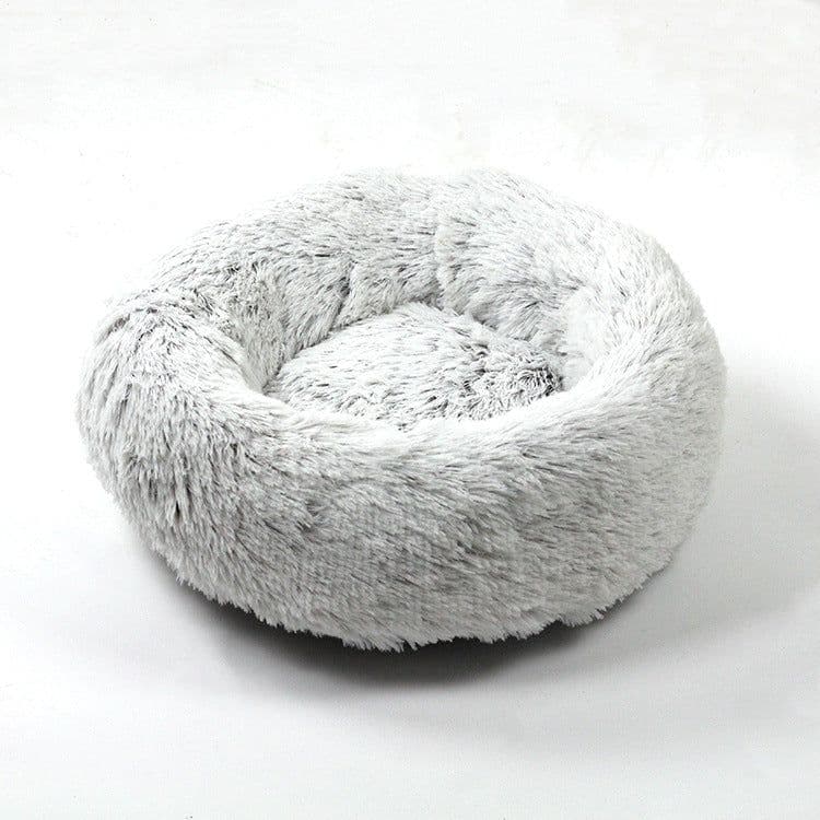 image-Leiber Pet Bed Round Plush Mat for Small Medium Dogs Cats 90cm