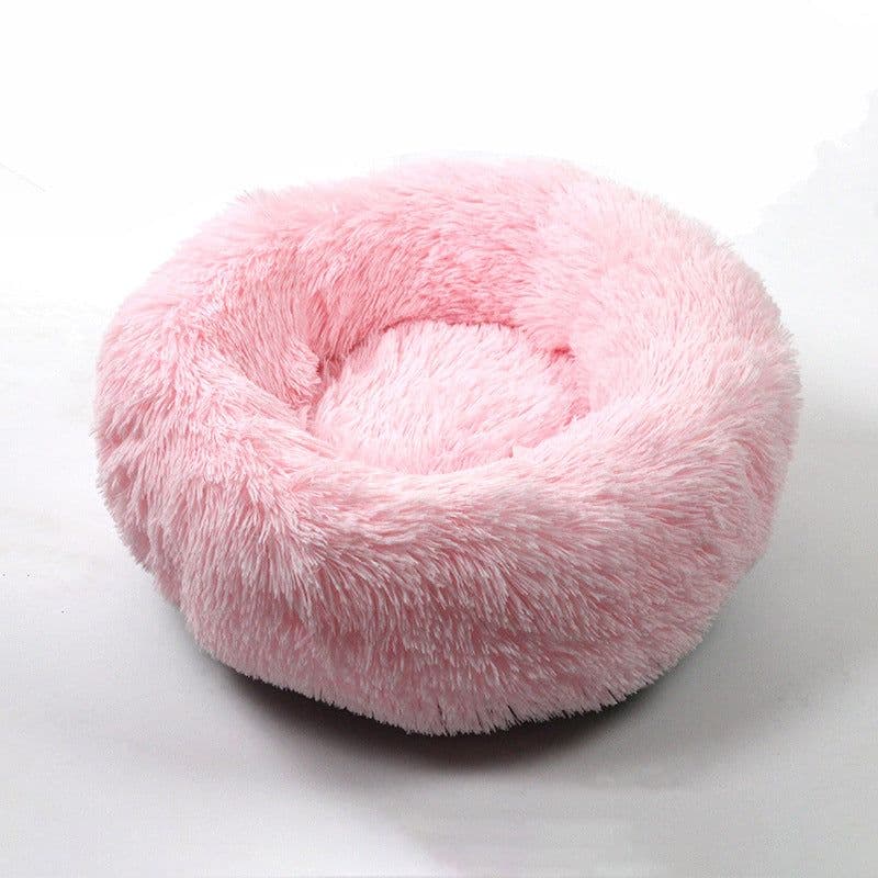 image-Leiber Pet Bed Round Plush Mat for Small Medium Dogs Cats 90cm