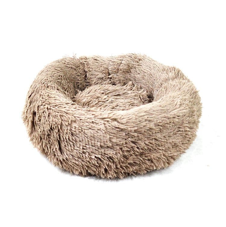 image-Leiber Pet Bed Round Plush Mat for Small Medium Dogs Cats 90cm