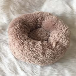 image-Leiber Pet Bed Round Plush Mat for Small Medium Dogs Cats 90cm