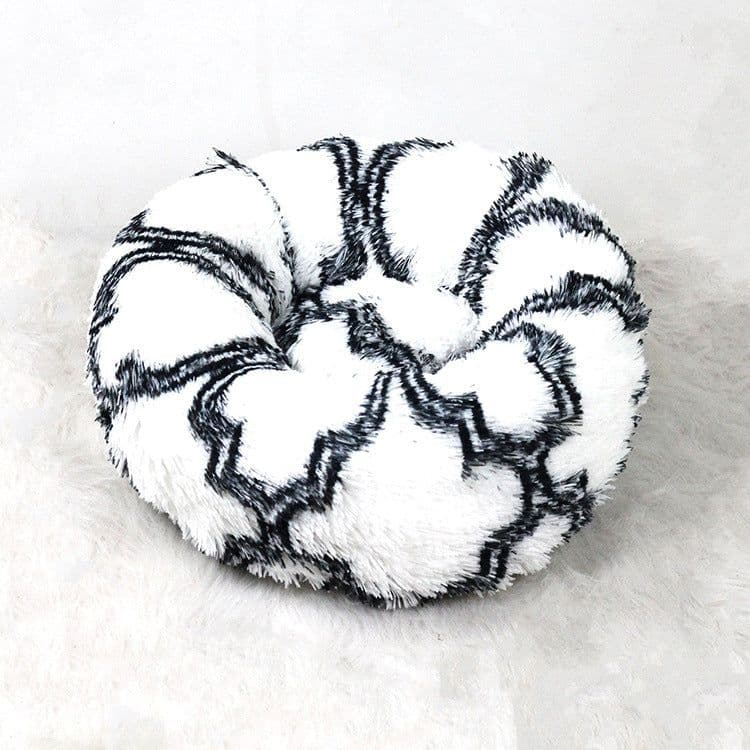 image-Leiber Pet Bed Round Plush Mat for Small Medium Dogs Cats 90cm