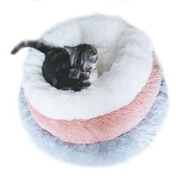 image-Leiber Pet Bed Round Plush Mat for Small Medium Dogs Cats 90cm