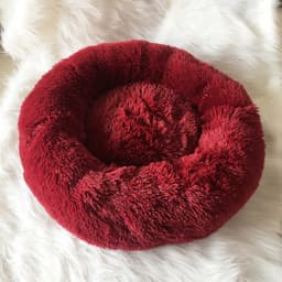 image-Leiber Pet Bed Round Plush Mat for Small Medium Dogs Cats 90cm