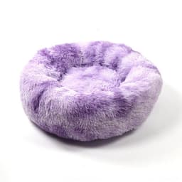image-Leiber Pet Bed Round Plush Mat for Small Medium Dogs Cats 90cm