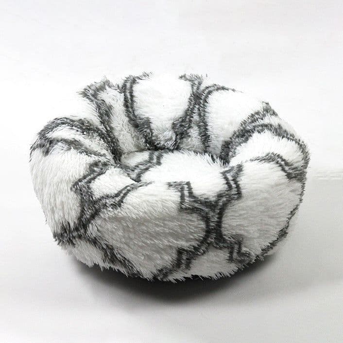 image-Leiber Pet Bed Round Plush Mat for Small Medium Dogs Cats 90cm
