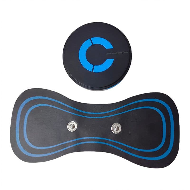 image-EMS Cervical Neck Massager Pulse Massage Stickers USB Powered