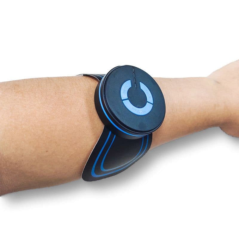 image-EMS Cervical Neck Massager Pulse Massage Stickers USB Powered