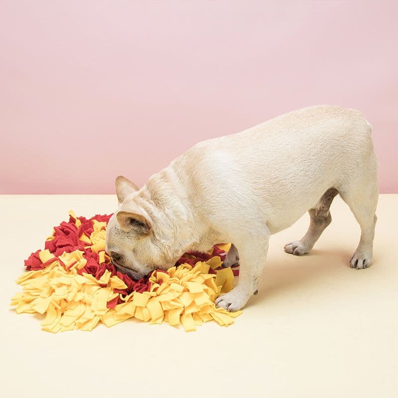 image-Pet Sniffing Mat for Dogs - Plush Food Foraging Toy