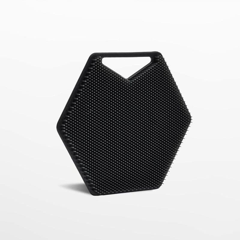 image-Amazon Hexagonal Silicone Bath Shampoo Brush Wall-Mountable